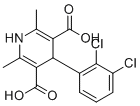 4-(2,3-Dichlorophenyl)-2,6-dimethyl-1,4-dihydropyridine-3,5-dicarboxylic acid molecular structure (CAS 138279-32-0)