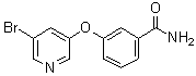 3-[(5-Bromo-3-pyridinyl)oxy]benzamide molecular structure (CAS 1383132-85-1)