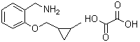 2-[(2-Methylcyclopropyl)methoxy]benzenemethanamine ethanedioate (1:1) molecular structure (CAS 1383133-79-6)