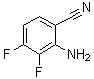 结构式 CAS# 1384265-40-0, 2-氨基-3,4-二氟苯甲腈