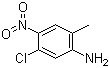 2-甲基-4-硝基-5-氯苯胺分子结构 (CAS 13852-51-2)