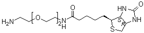 (+)-生物素基-3,6-二氧杂辛二胺分子结构 (CAS 138529-46-1)