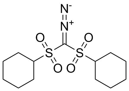 Bis(cyclohexylsulfonyl)diazomethane molecular structure (CAS 138529-81-4)