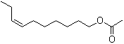 (7Z)-7-癸烯-1-醇乙酸酯分子结构 (CAS 13857-03-9)