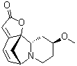 一叶萩新碱分子结构 (CAS 13861-71-7)