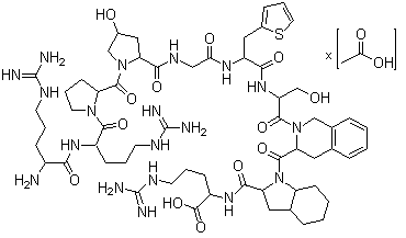 艾替班特乙酸盐分子结构 (CAS 138614-30-9)