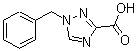 1-(苯基甲基)-1H-1,2,4-三唑-3-羧酸分子结构 (CAS 138624-97-2)