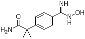 4-[(Hydroxyamino)iminomethyl]-alpha,alpha-dimethylbenzeneacetamide molecular structure (CAS 1388214-89-8)