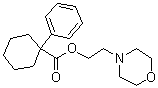 1-Phenylcyclohexanecarboxylic acid 2-(4-morpholinyl)ethyl ester molecular structure (CAS 138847-85-5)