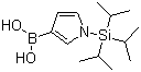 1-(Triisopropylsilyl)pyrrole-3-boronic acid molecular structure (CAS 138900-55-7)