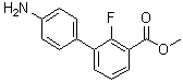 Methyl 4'-amino-2-fluorobiphenyl-3-carboxylate molecular structure (CAS 1389287-35-7)