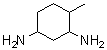 4-甲基-1,3-环己二胺分子结构 (CAS 13897-55-7)