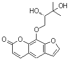 (-)-Heraclenol分子结构 (CAS 139079-42-8)