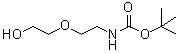 [2-(2-Hydroxy-ethoxy)-ethyl]-carbamic acid tert-butyl ester molecular structure (CAS 139115-91-6)