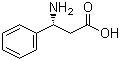 (R)-3-氨基-3-苯基丙酸分子结构 (CAS 13921-90-9)
