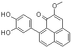 9-(3,4-Dihydroxyphenyl)-2-methoxy-1H-phenalen-1-one molecular structure (CAS 1392307-42-4)