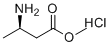 (R)-甲基3-氨基丁酸酯盐酸盐分子结构 (CAS 139243-54-2)