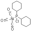 (T-4)-三羰基(二环己基氯化膦)镍分子结构 (CAS 139281-41-7)