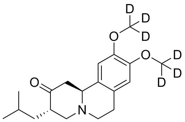 Tetrabenazine-d6 molecular structure (CAS 1392826-25-3)