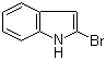 2-溴吲哚分子结构 (CAS 139409-34-0)