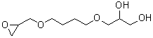 3-[4-(2-Oxiranylmethoxy)butoxy]-1,2-propanediol molecular structure (CAS 139471-23-1)