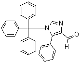 5-Phenyl-1-(triphenylmethyl)-1H-imidazole-4-carboxaldehyde molecular structure (CAS 139478-14-1)