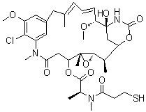 Mertansine molecular structure (CAS 139504-50-0)