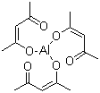 三乙酰丙酮铝分子结构 (CAS 13963-57-0)