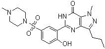 O-去乙基西地那非分子结构 (CAS 139755-91-2)