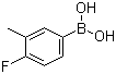 4-Fluoro-3-methylphenylboronic acid molecular structure (CAS 139911-27-6)