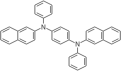 N,N'-Di-2-naphthalenyl-N,N'-diphenyl-1,4-benzenediamine molecular structure (CAS 139994-47-1)