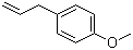 4-烯丙基苯甲醚分子结构 (CAS 140-67-0)