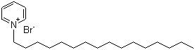 溴代十六烷基吡啶分子结构 (CAS 140-72-7)