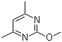 结构式 CAS# 14001-61-7, 2-甲氧基-4,6-二甲基嘧啶