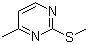 4-甲基-2-甲硫基嘧啶分子结构 (CAS 14001-63-9)