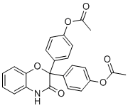 双酚沙丁乙酸酯分子结构 (CAS 14008-48-1)