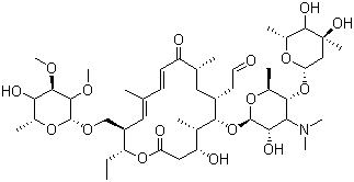 structure of CAS# 1401-69-0, Tylosin