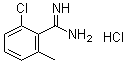 2-Chloro-6-methylbenzenecarboximidamide hydrochloride (1:1) molecular structure (CAS 1402672-54-1)