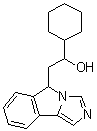 alpha-Cyclohexyl-5H-imidazo[5,1-a]isoindole-5-ethanol molecular structure (CAS 1402836-58-1)