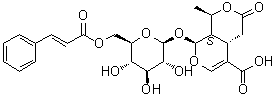 6'-O-trans-Cinnamoyl 8-epikingisidic acid molecular structure (CAS 1403984-03-1)