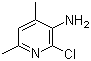 2-氯-4,6-二甲基吡啶-3-胺分子结构 (CAS 140413-40-7)