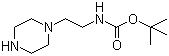 1-(2-N-Boc-Aminoethyl)piperazine molecular structure (CAS 140447-78-5)
