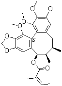 异型南五味子素 B分子结构 (CAS 140461-47-8)