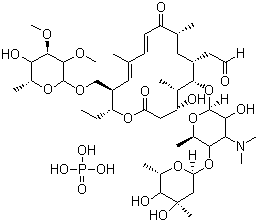 结构式 CAS# 1405-53-4, 磷酸泰乐菌素