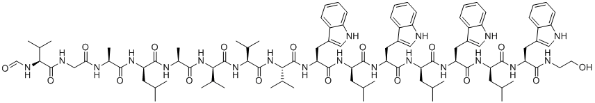 短杆菌肽分子结构 (CAS 1405-97-6)