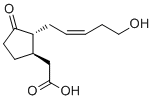 12-羟基茉莉酸分子结构 (CAS 140631-27-2)