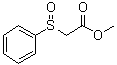 苯基亚磺酰乙酸甲酯分子结构 (CAS 14090-83-6)