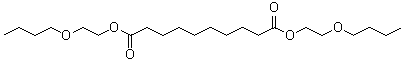 Bis(2-butoxyethyl) sebacate molecular structure (CAS 141-19-5)
