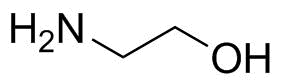 Ethanolamine molecular structure (CAS 141-43-5)