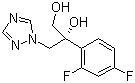 (R)-2-(2,4-二氟苯基)-3-[1H-1,2,4]三唑-1-基丙烷-1,2-二醇分子结构 (CAS 141113-41-9)